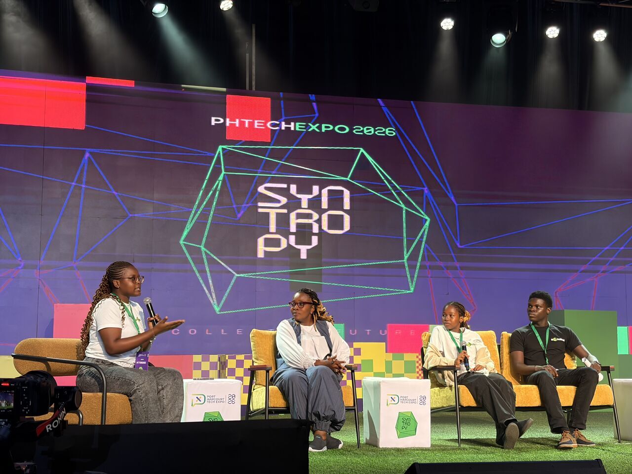 NoteNest launch presentation on the PH Tech Expo stage